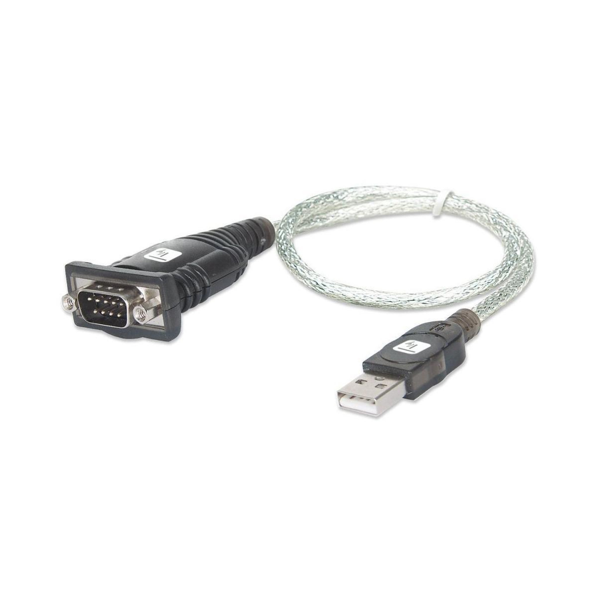 Voir la diapositive 2 : TECHLY Techly IDATA USB-SER-2T câble Série Transparent 0,45 m USB Type-A DB-9
