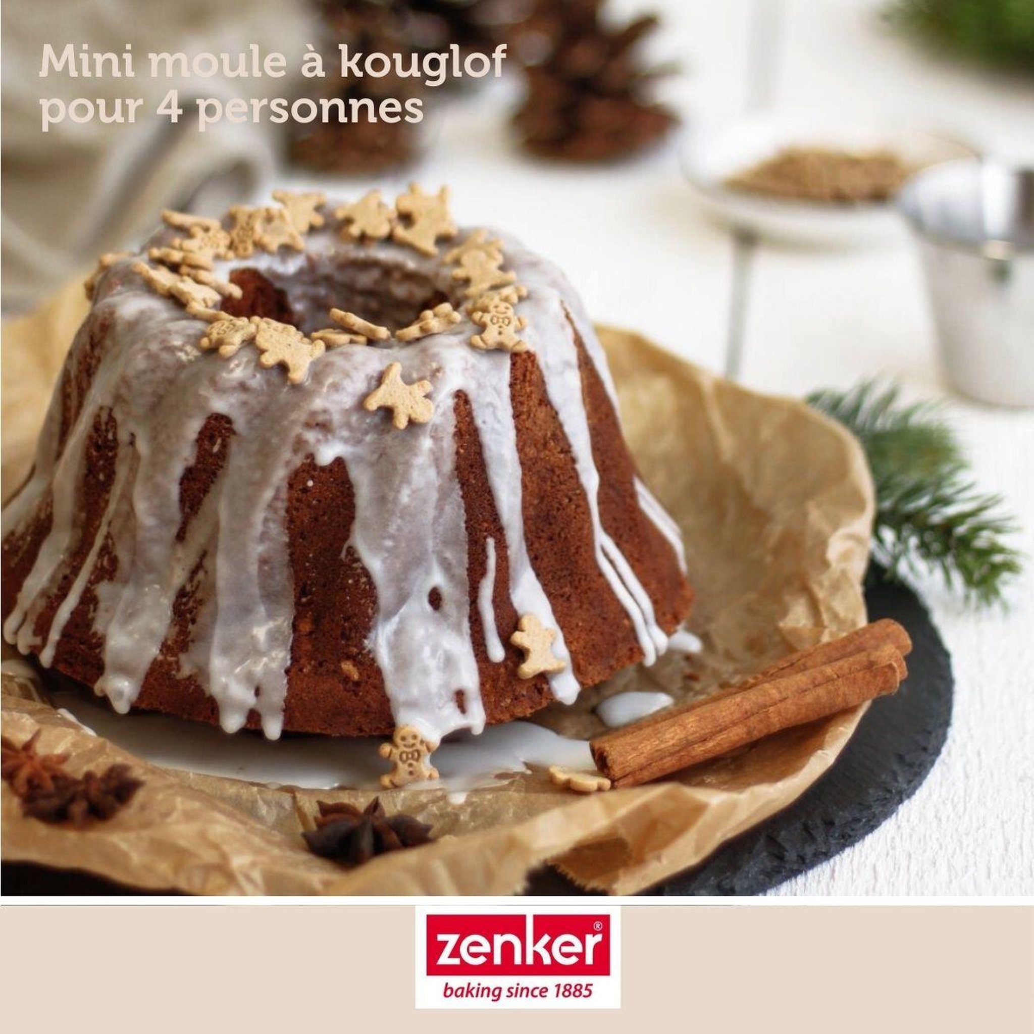 Voir la diapositive 5 : ZENKER Moule à kouglof 18 cm zenker spécial mini