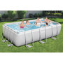 Voir la diapositive 2 : CONCEPT USINE Piscine tubulaire rectangulaire 4,04 x 2,01 x 1 m HAWI