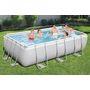 Voir la diapositive 2 : CONCEPT USINE Piscine tubulaire rectangulaire 4,04 x 2,01 x 1 m HAWI