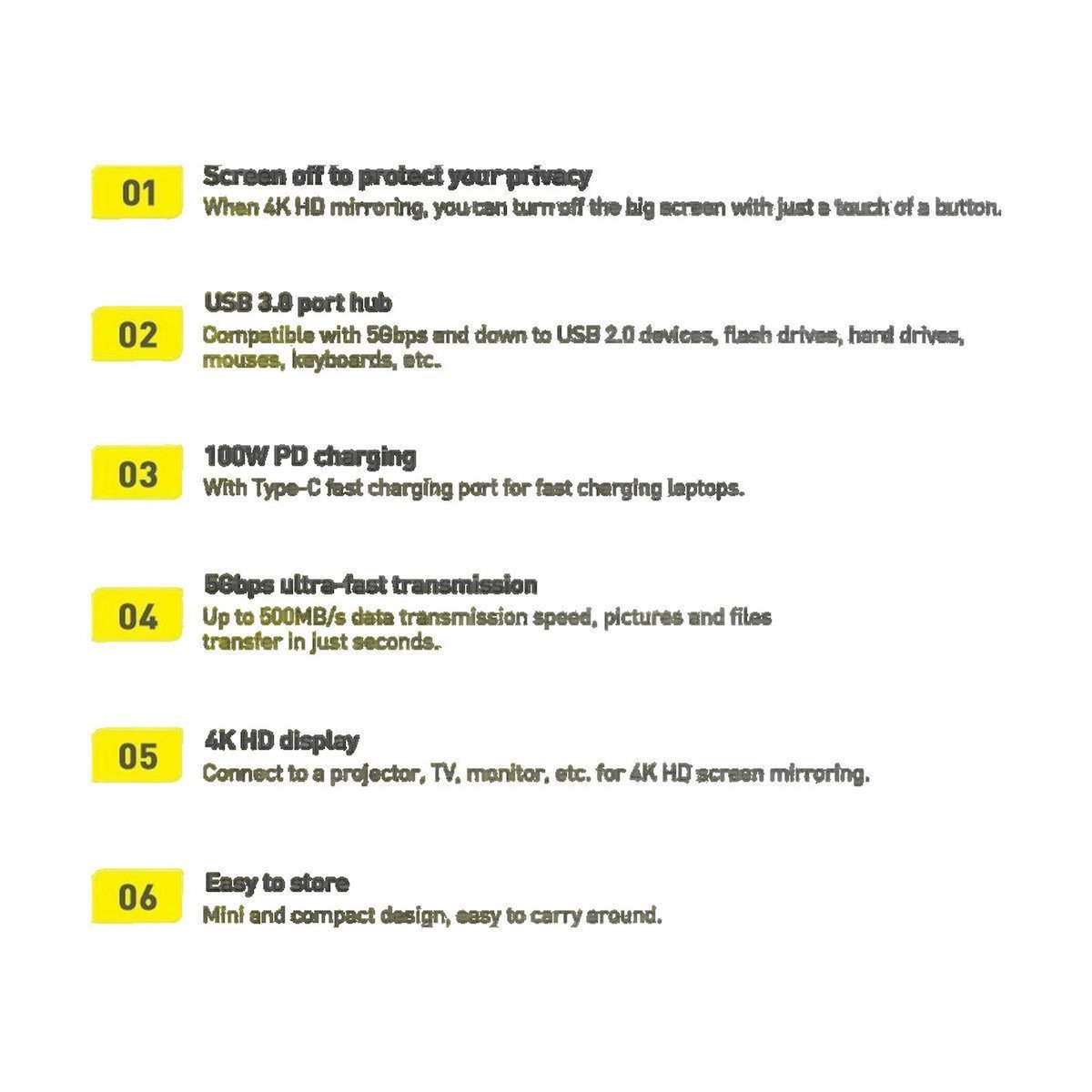 BASEUS Hub USB Baseus Lite Series Multifonction