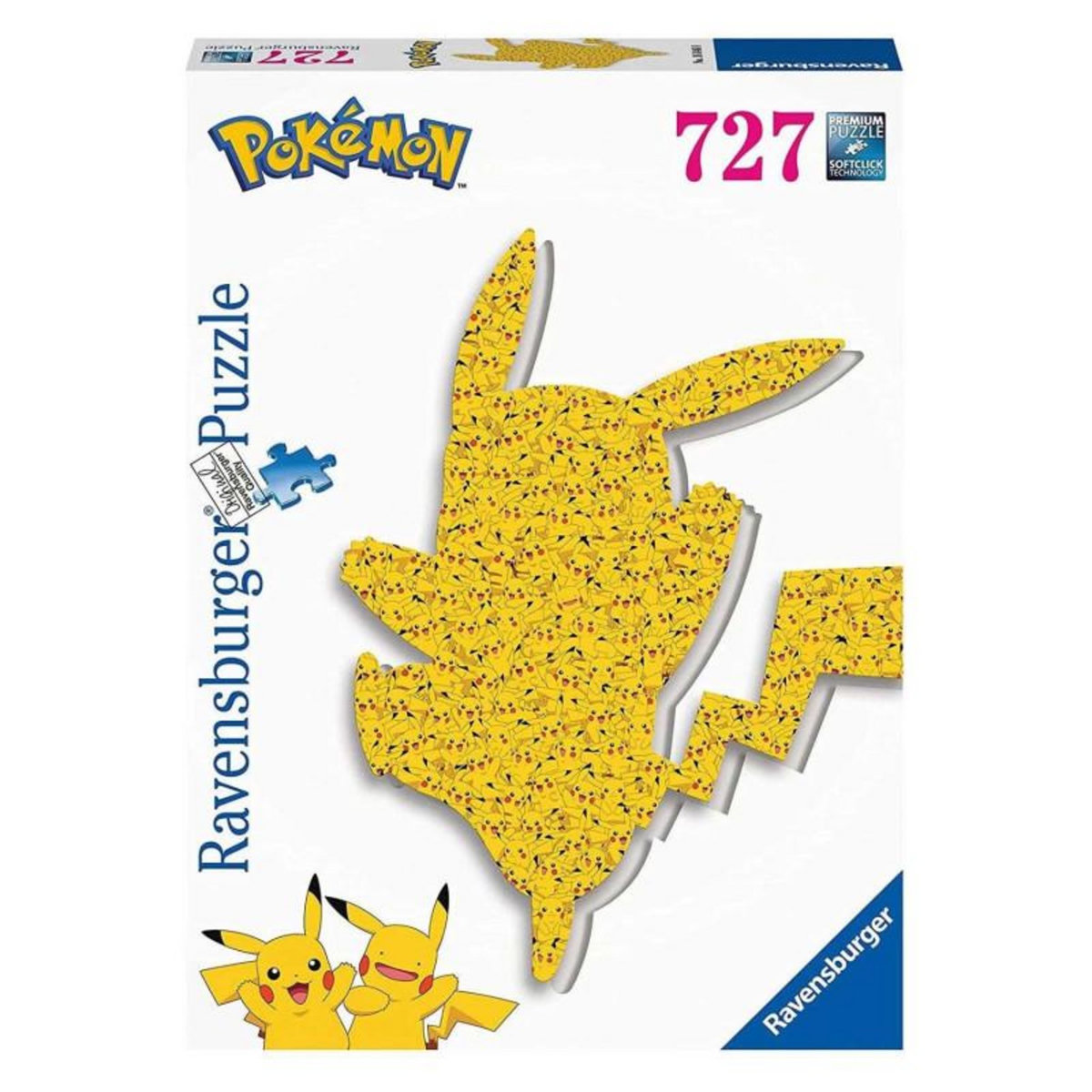 RAVENSBURGER Ravensburger - Shaped Puzzle Pikachu, 727pcs. 168460