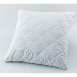 Home collection Lot de 2 protège oreiller 100% polyester 205gsm matelasse / respirant. Coloris disponibles : Blanc