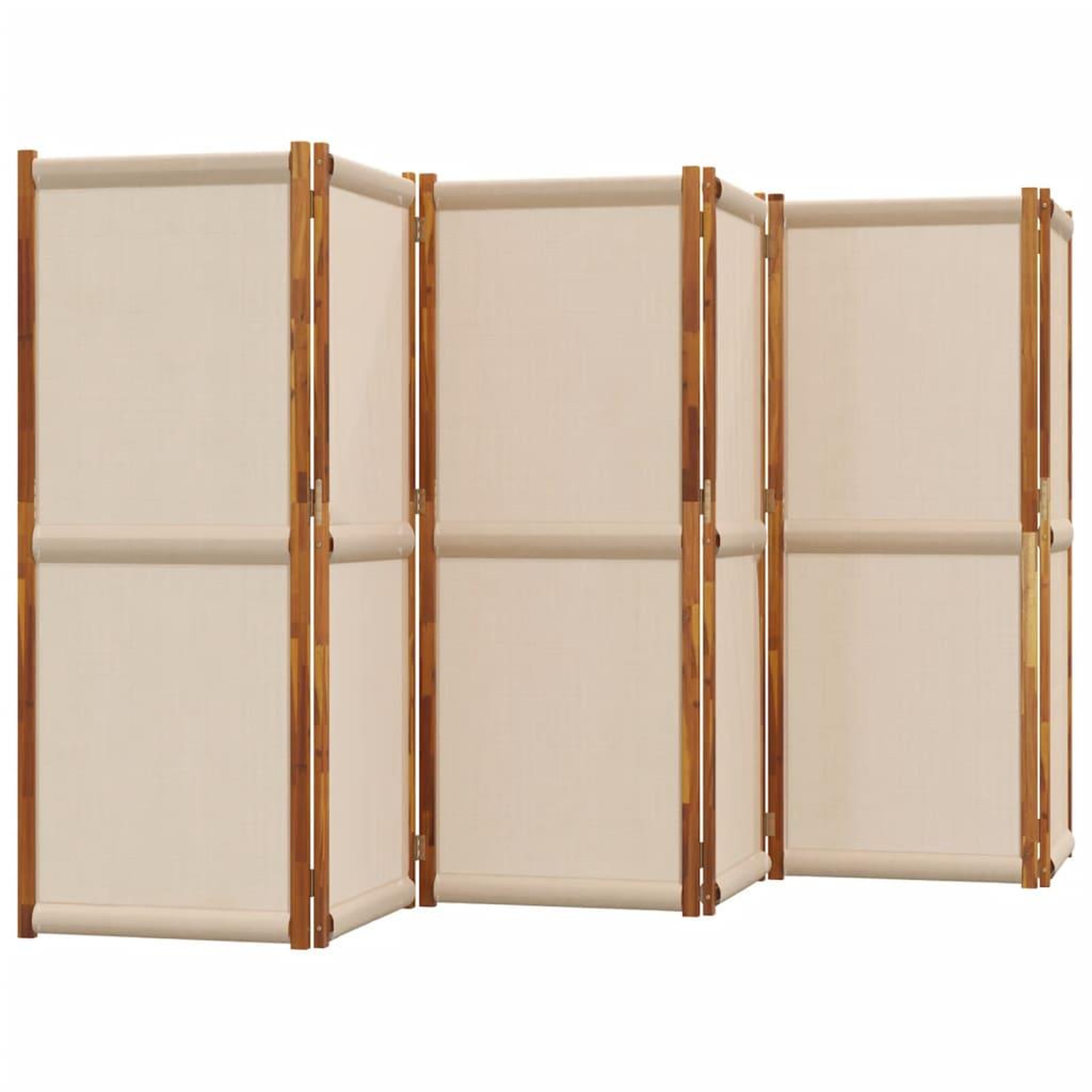Voir la diapositive 3 : VIDAXL Cloison de separation 6 panneaux taupe 420x180 cm