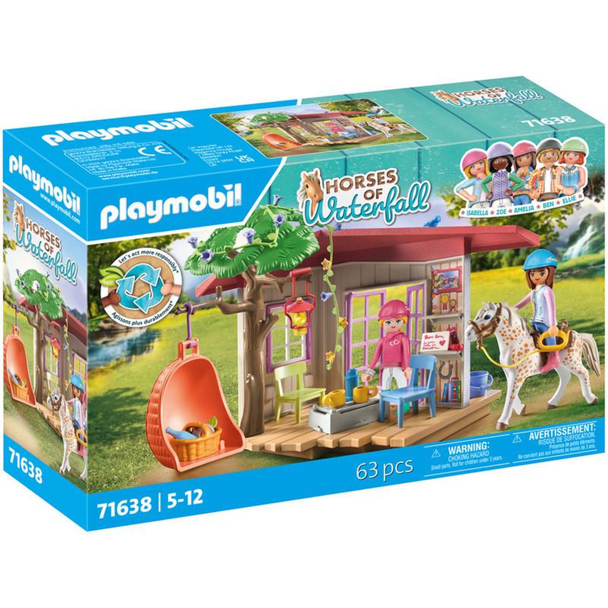 PLAYMOBIL ESPACE DETENTE AVEC CAVALIERES PLAYMOBIL PLL71638