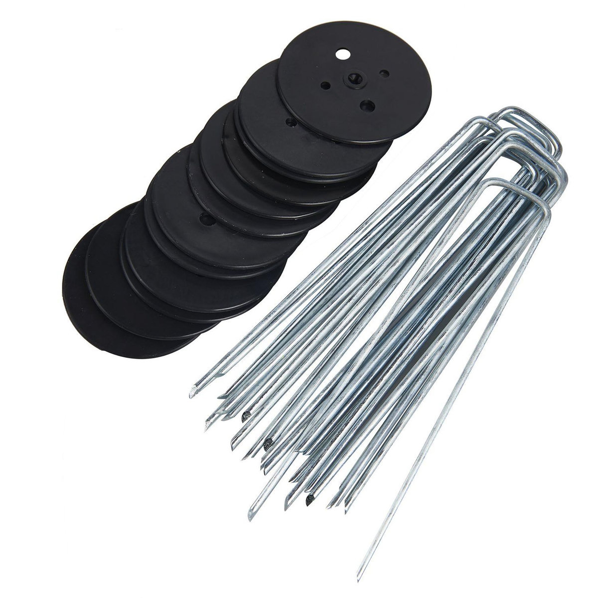 GARDENSTAR Set agrafes et supports plastique et métal