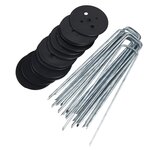 GARDENSTAR Set agrafes et supports plastique et métal