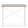 Voir la diapositive 3 : VS VENTA-STOCK Bureau Cáceres Blanc,Table pour PC, Style Industriel, 90 cm Longueur