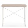 Voir la diapositive 3 : VS VENTA-STOCK Bureau Cáceres Blanc,Table pour PC, Style Industriel, 90 cm Longueur