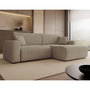 Voir la diapositive 1 : BEST MOBILIER Naomi - canapé d'angle réversible 4 places convertible avec coffre en velours côtelé