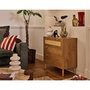Voir la diapositive 4 : BEST MOBILIER Goto - commode - effet bois et cannage - 80 cm