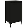 Voir la diapositive 5 : VIDAXL Tables de chevet 2 pcs noir 40x35x70 cm bois d'ingenierie