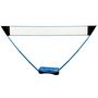 Voir la diapositive 4 : PLAY4FUN Set de Badminton complet avec filet 295 x 38 x 154 cm, raquettes, volants et étui de rangement