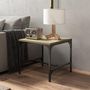 Voir la diapositive 3 : VIDAXL Table d'appoint Chene sonoma 40x40x35 cm Bois d'ingenierie