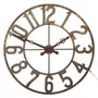 Paris Prix Horloge Murale à Led  Romains  105cm Marron