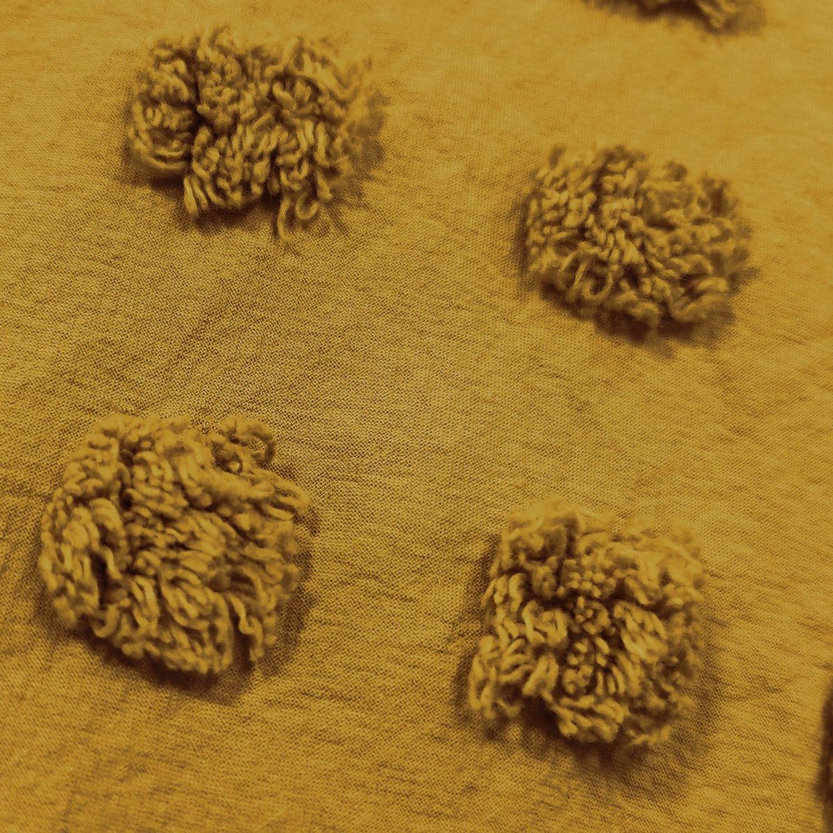 ATMOSPHERA Parure de lit en coton lavé Tuft - 240 x 220 cm