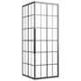 Voir la diapositive 2 : VIDAXL Cabine de douche ESG depoli 70x70x180 cm Noir