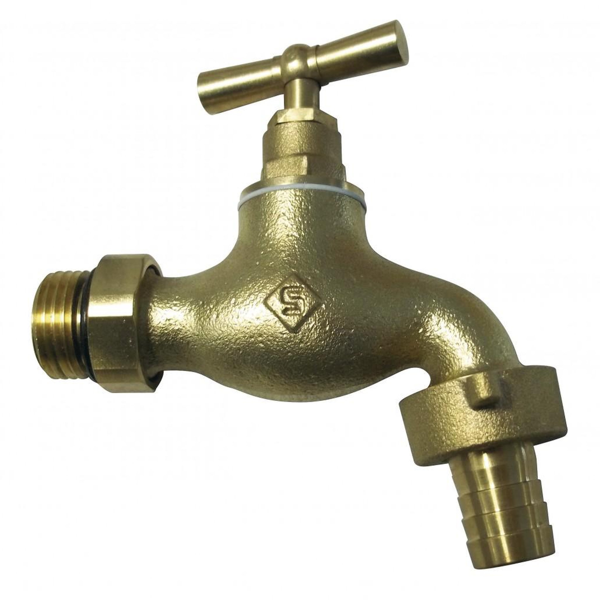 CENTRALE BRICO Robinet d'arrêt orientable auto-étanche à clapet, mâle/mâle 15x21 mm 20x27 mm
