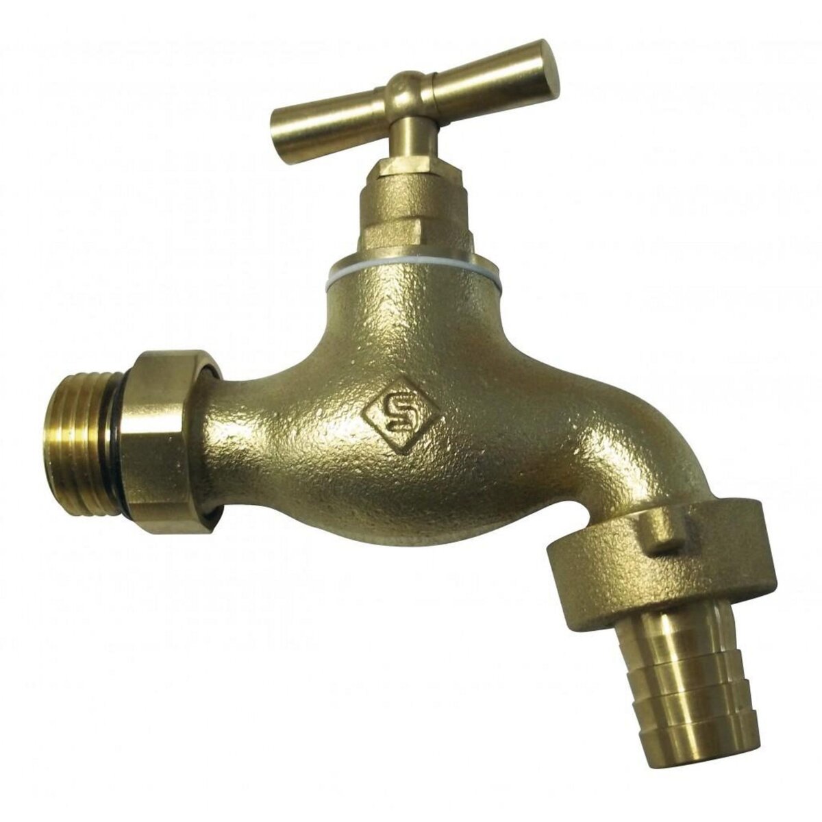 CENTRALE BRICO Robinet d'arrêt orientable auto-étanche à clapet, mâle/mâle 15x21 mm 20x27 mm