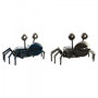 Voir la diapositive 2 : AAAAA Horloge de table DKD Home Decor Animal 23 x 22 x 14 cm Argenté Bleu Fer Vintage (2 Unités)