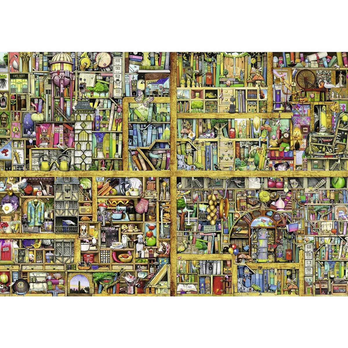 RAVENSBURGER Puzzle 18000 pièces : Magical Bookcase, Thompson