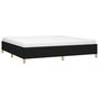 Voir la diapositive 3 : VIDAXL Cadre de lit sans matelas noir 200x200 cm tissu