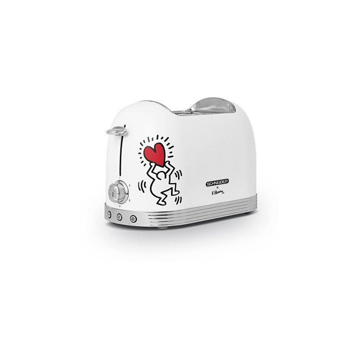 SCHNEIDER Grille Pain 2 Fentes 815w Scto2ktecw Schneider X Keith Haring