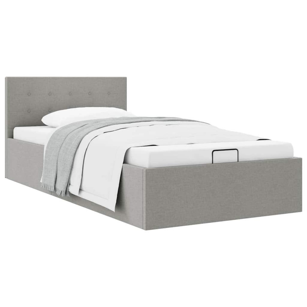 VIDAXL Cadre de lit a rangement hydraulique sans matelas 90x200 cm