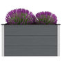 Voir la diapositive 2 : VIDAXL Lit sureleve de jardin WPC 100 x 50 x 54 cm Gris