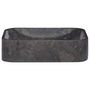 Voir la diapositive 4 : VIDAXL Lavabo Noir 40x40x10 cm Marbre
