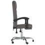 Voir la diapositive 4 : VIDAXL Fauteuil inclinable de bureau Gris Similicuir