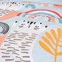 Voir la diapositive 5 : COTE DECO Housse de couette 140x200 + 1 taie CATCHI coton 57 fils