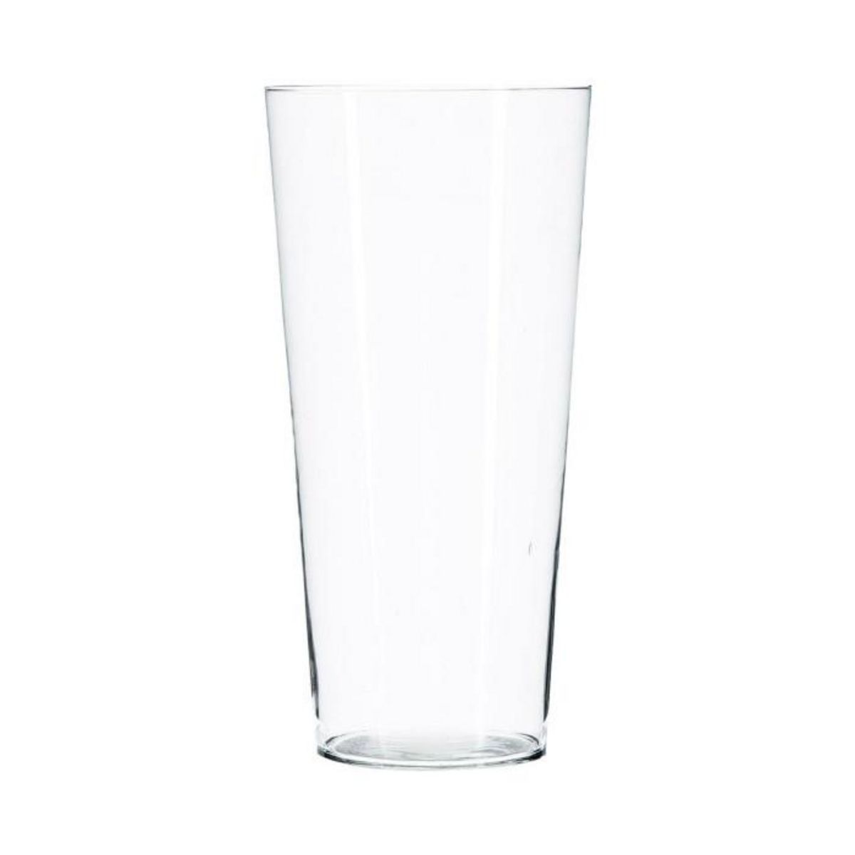 ATMOSPHERA Vase en Verre  Conique  50cm Transparent