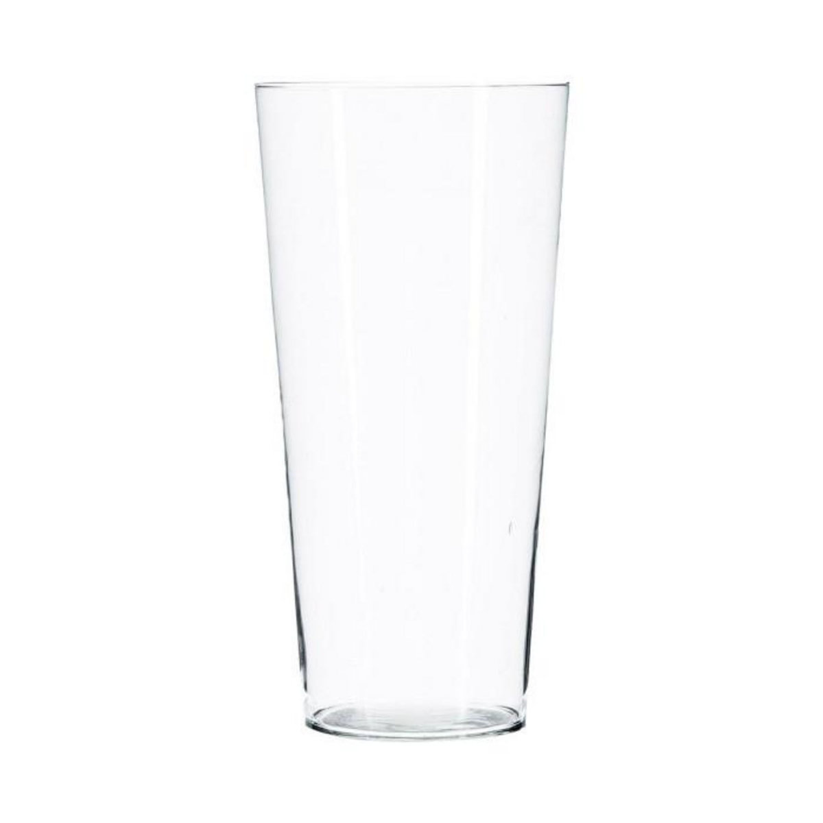 ATMOSPHERA Vase en Verre  Conique  50cm Transparent