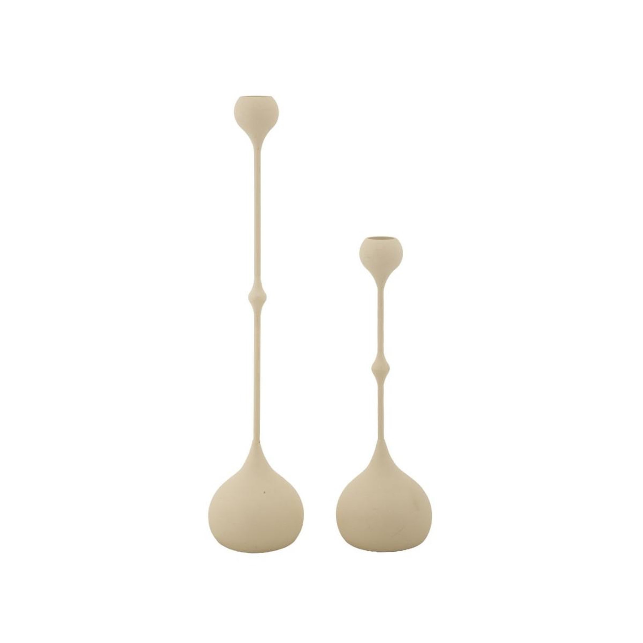 Paris Prix Lot de 2 chandeliers  slimmy  37cm crème
