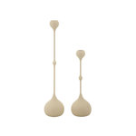 Paris Prix Lot de 2 Chandeliers  Slimmy  37cm Crème