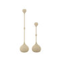 Voir la diapositive 1 : Paris Prix Lot de 2 Chandeliers  Slimmy  37cm Crème