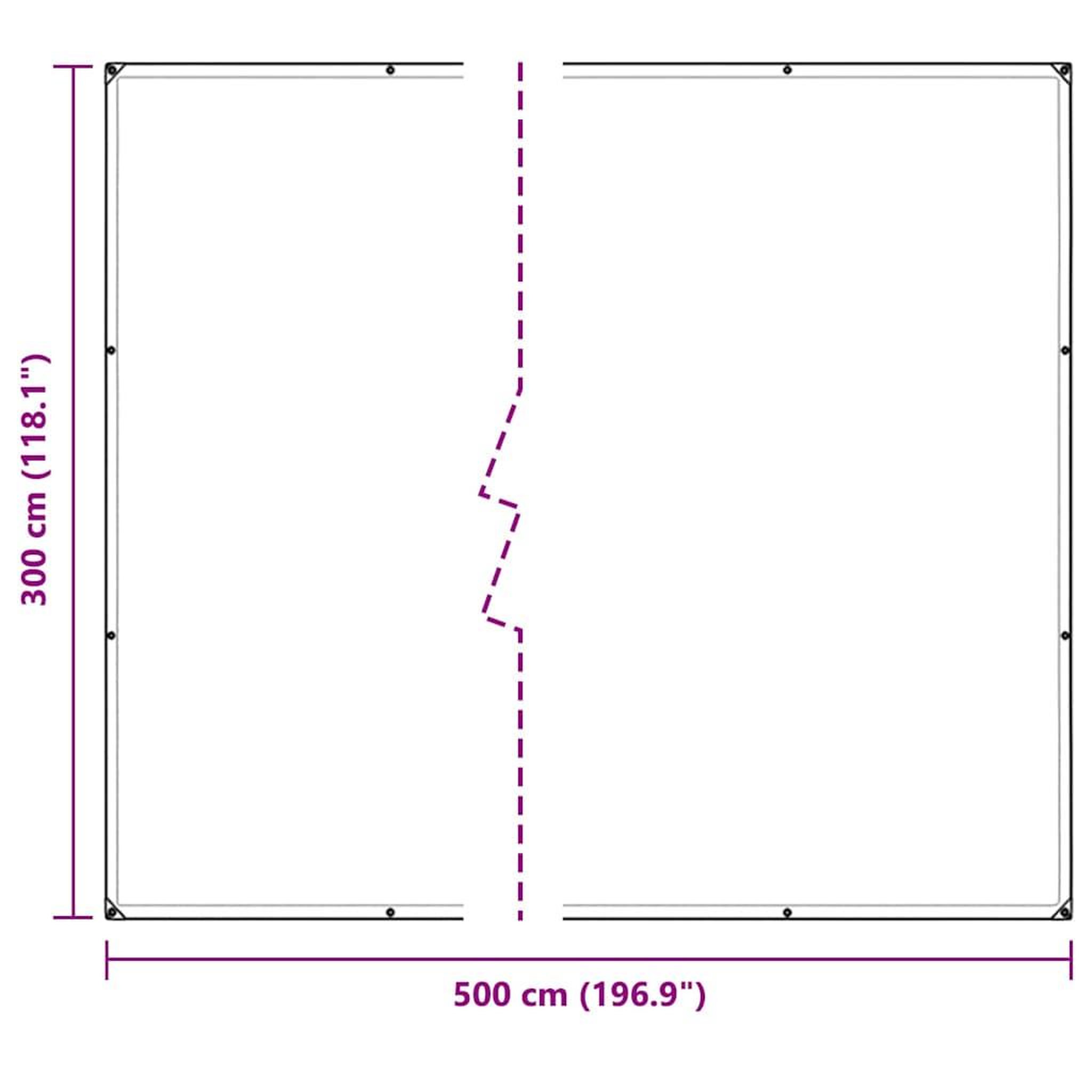 Voir la diapositive 6 : VIDAXL Bache transparente avec œillets 3x5 m polyethylene
