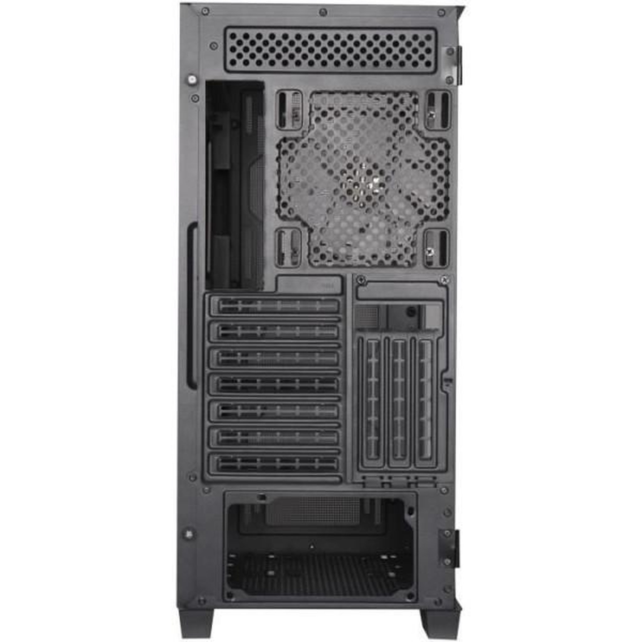 Voir la diapositive 4 : BitFenix Boîtier pc - bitfenix - flow (noir) - moyen tour - format atx - sans alimentation