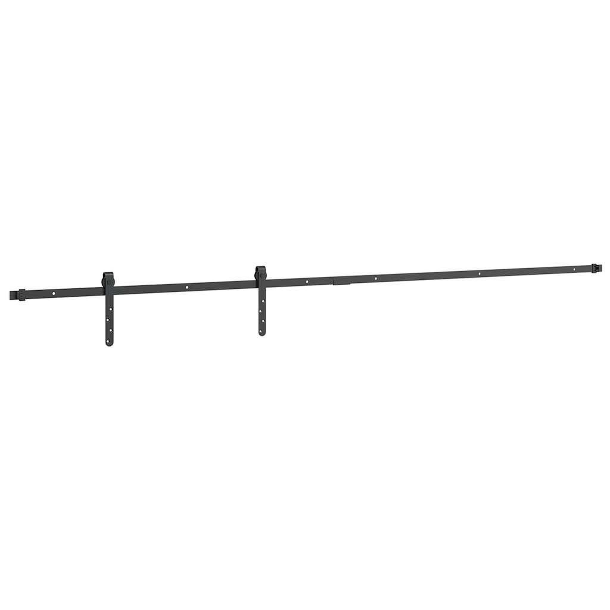 Voir la diapositive 5 : VIDAXL Kit de porte d'armoire coulissante 213 cm acier au carbone