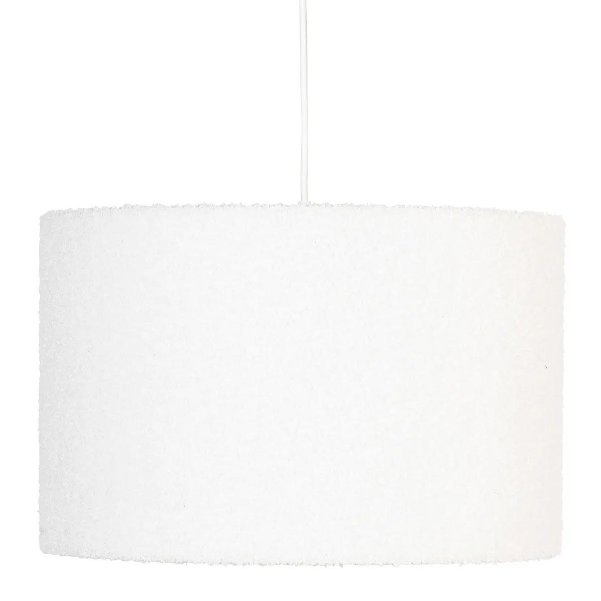 ATMOSPHERA Lampe Suspension Bouclette  Tina  37cm Blanc