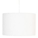 ATMOSPHERA Lampe Suspension Bouclette  Tina  37cm Blanc