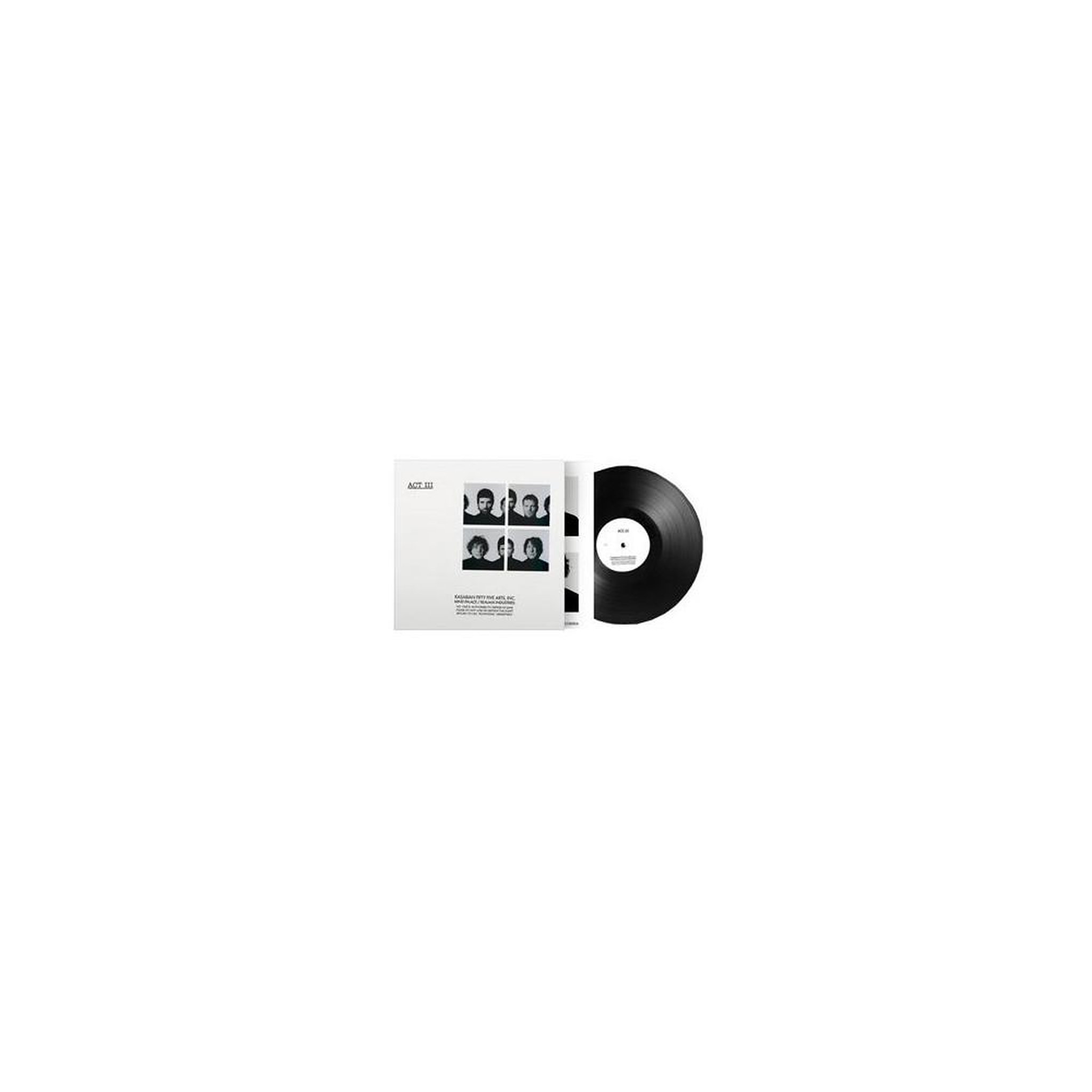 COLUMBIA Album vinyle 33t kasabian act iii (édition standard) 1 disque, pochette blanche