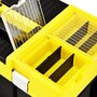 Voir la diapositive 4 : VIDAXL Boîte a outils Plastique 595x337x316 mm Jaune