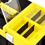 Voir la diapositive 4 : VIDAXL Boîte a outils Plastique 595x337x316 mm Jaune
