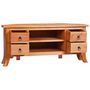 Voir la diapositive 3 : VIDAXL Meuble TV 100x40x45 cm Bois d'acajou massif