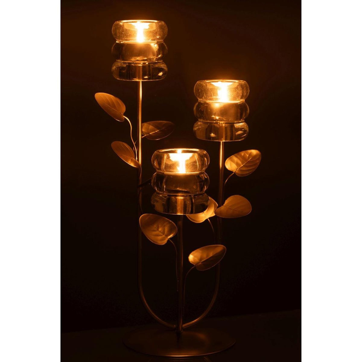 Paris Prix Chandelier Design en Métal  Calvin  37cm Doré