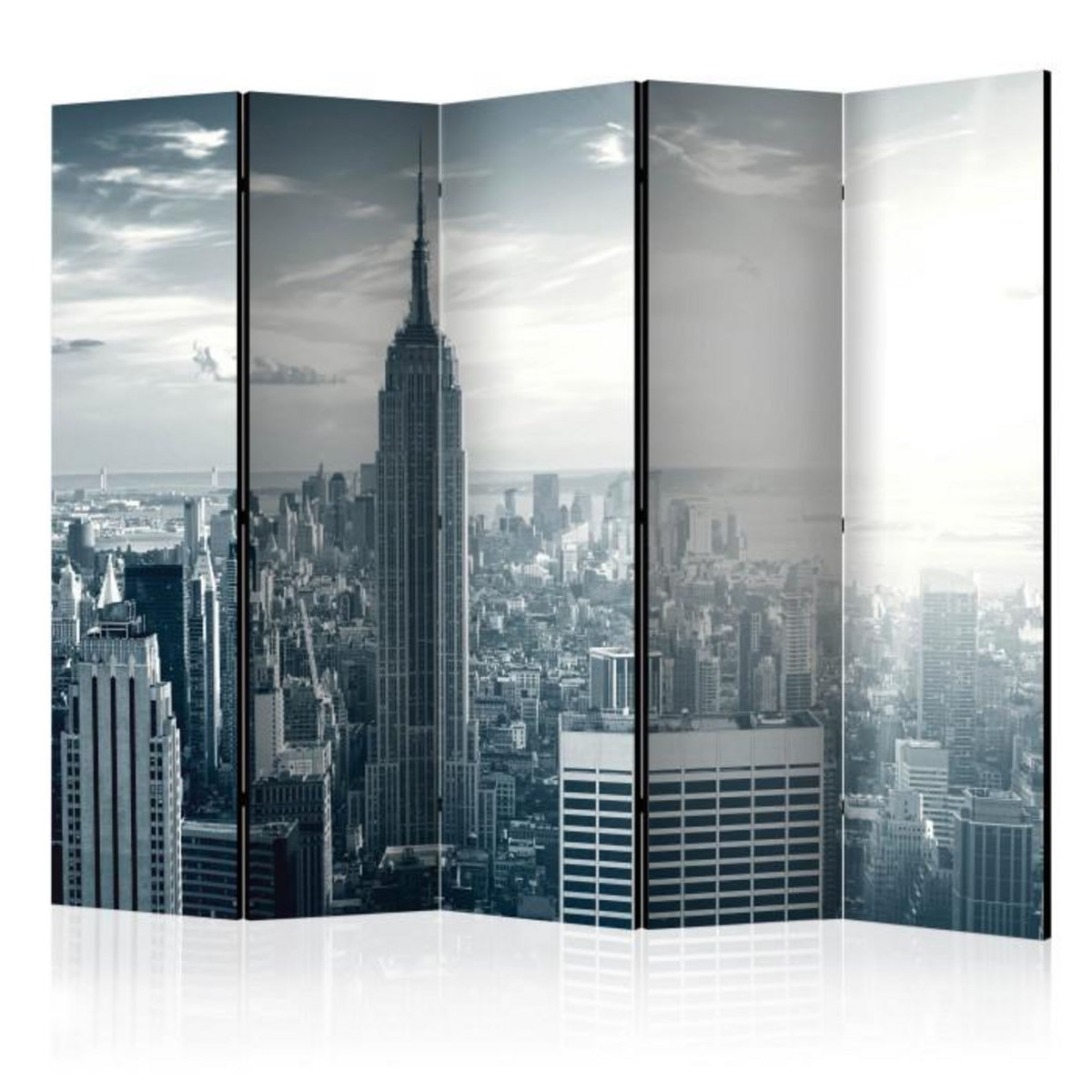 Paris Prix Paravent 5 Volets  Amazing View To New York Manhattan at Sunrise  172x225cm