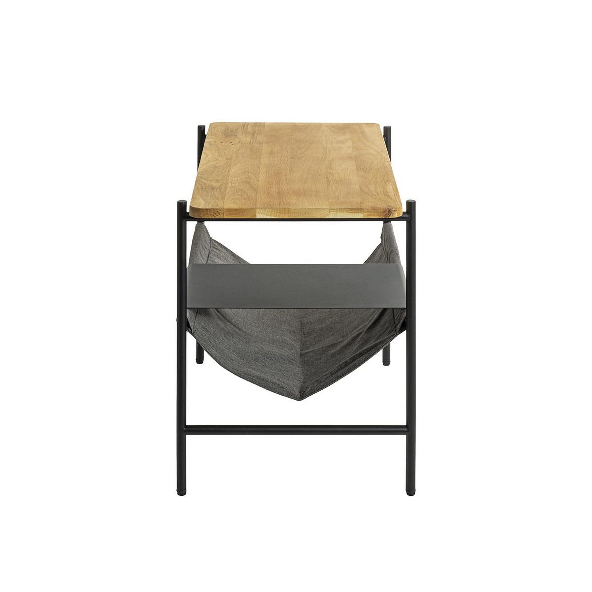 Voir la diapositive 3 : Paris Prix Table d'appoint avec rangement  sacramento  60cm chêne & gris