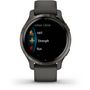 Voir la diapositive 4 : GARMIN Montre sport Venu 2S Grey avec bracelet gris fonce